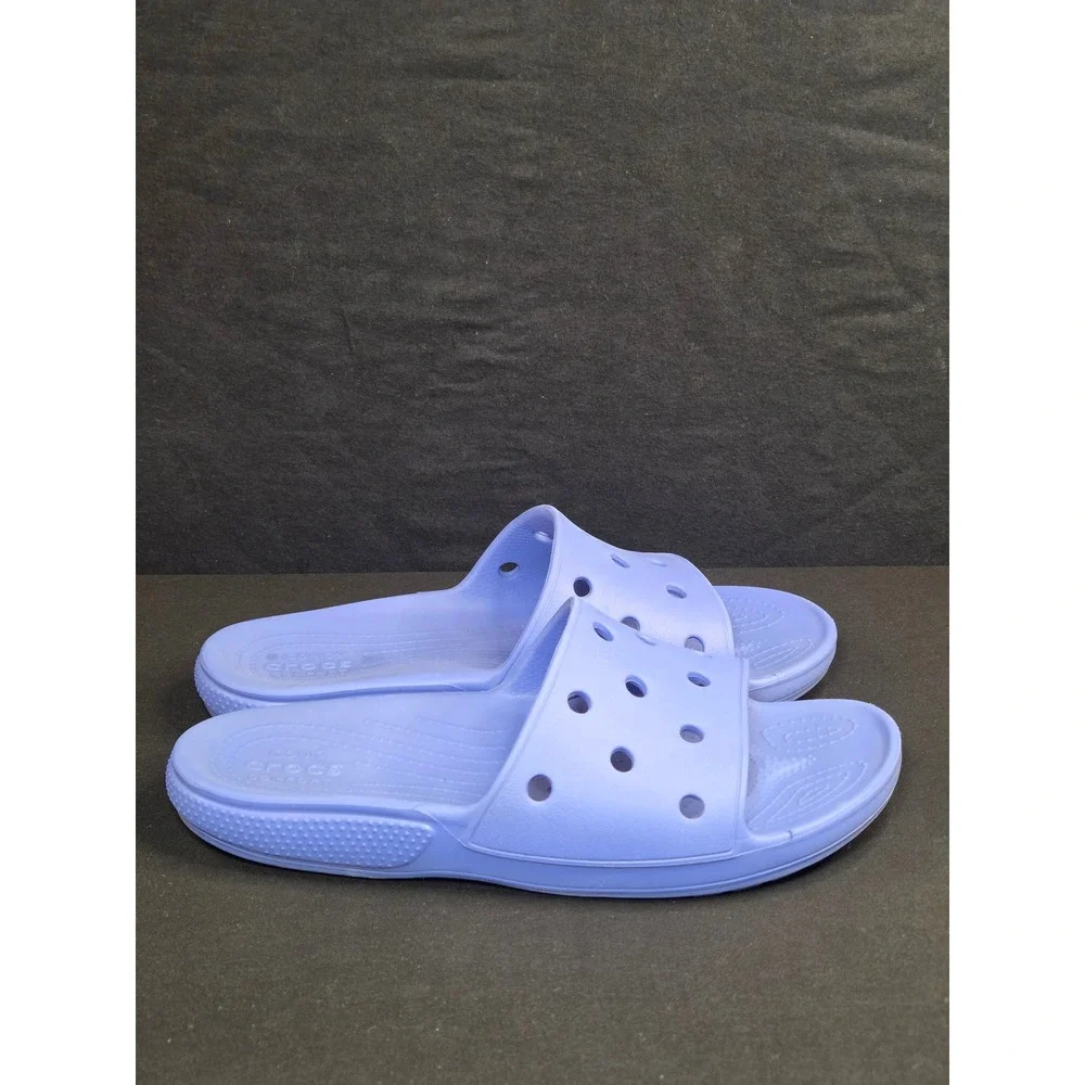 Crocs Classic Slide Mens 9 Womens 11 Periwinkle‎ Blue Sandals 206121